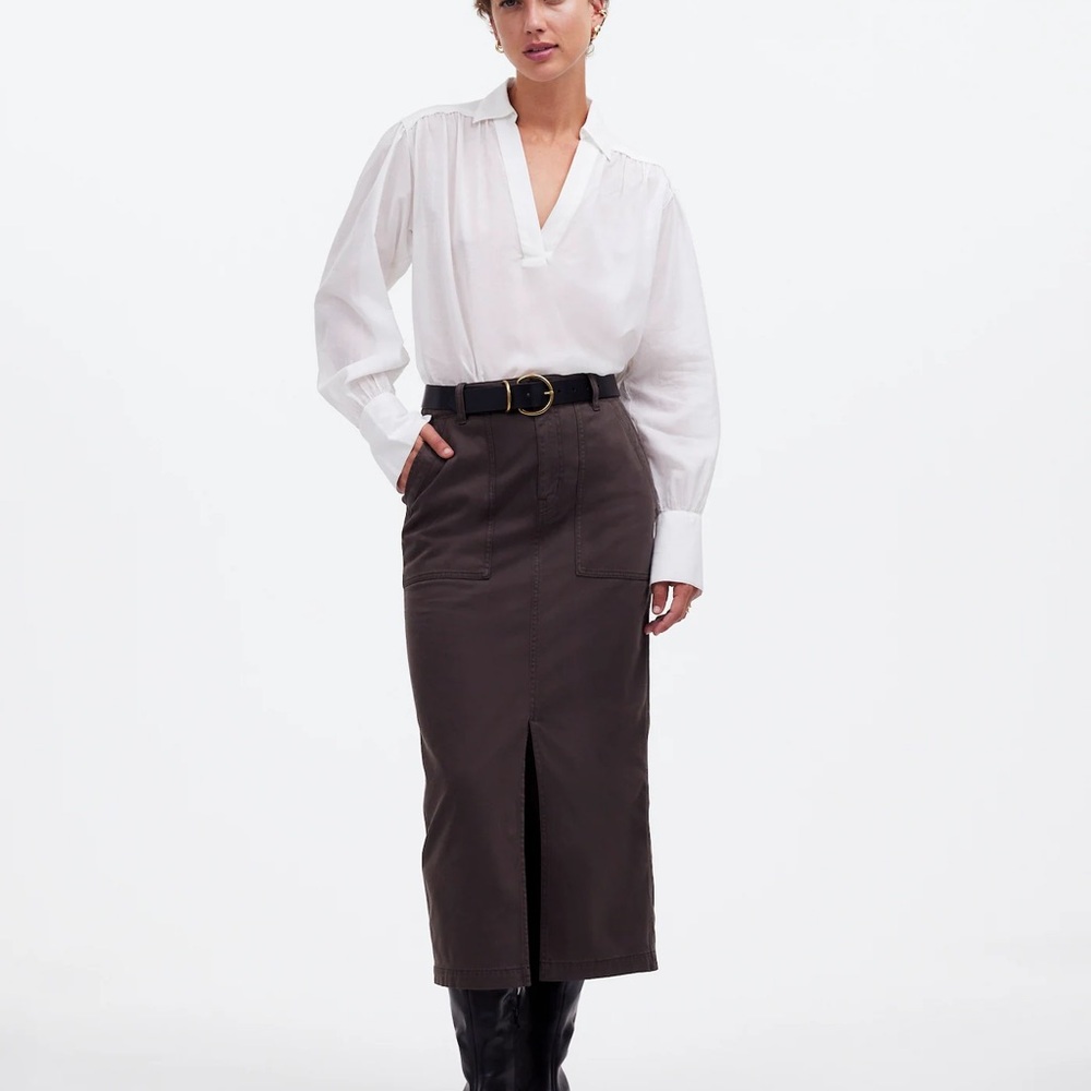 Madewell midi Skirt
